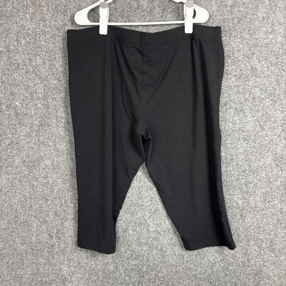 Coolibar Leggin Capri Pants Womens Size 2X Black Casual UPF 50+ Active Lounge - Picture 2 of 9